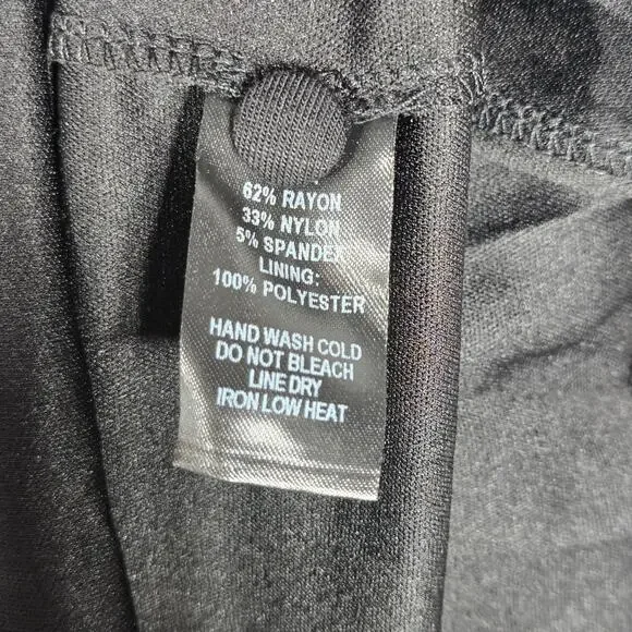 Lulus Black Fit & Flare Lace Back Mini Dress — Size Small - Picture 8 of 9